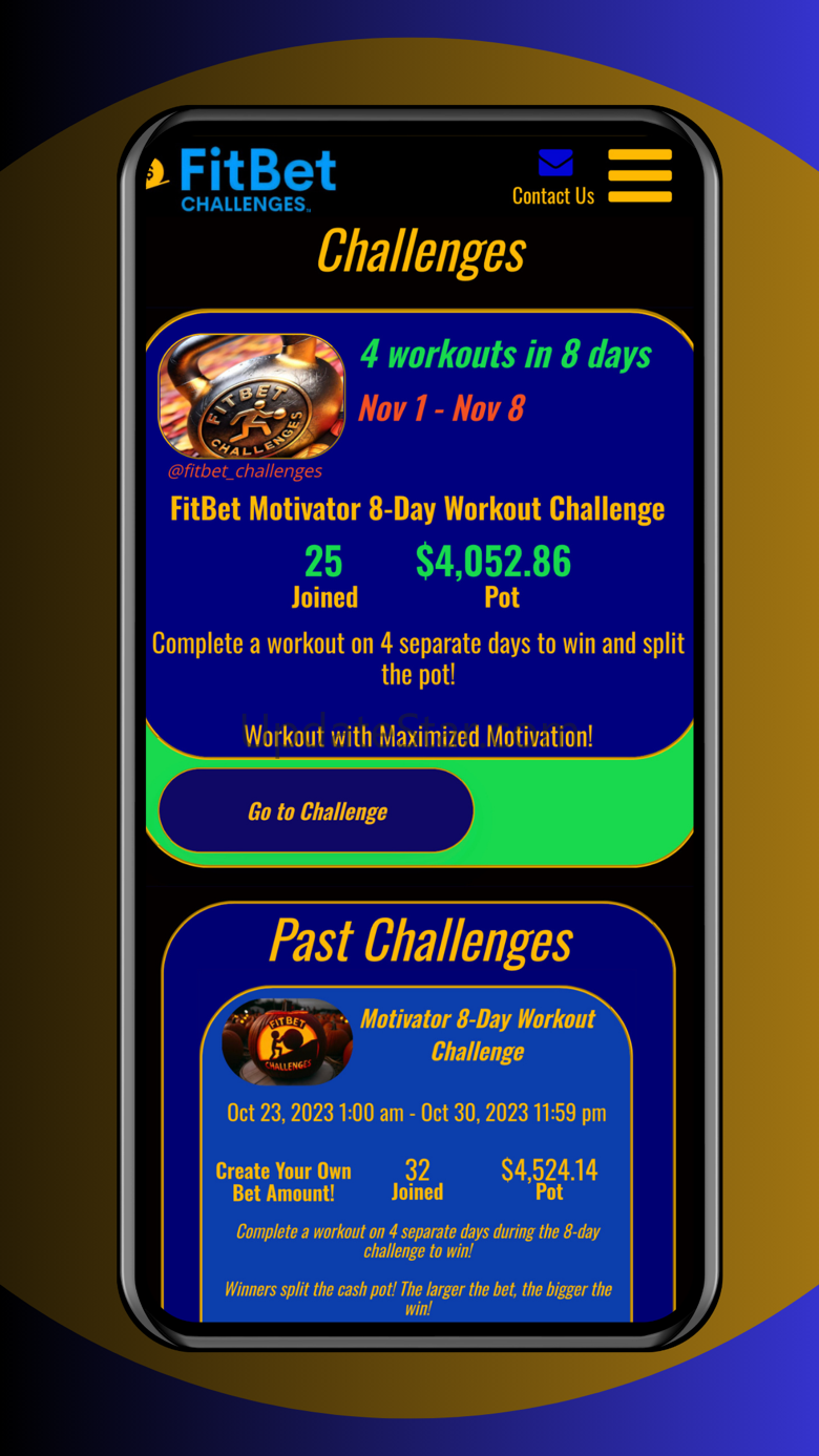 FitBet Challenges 1.1.1