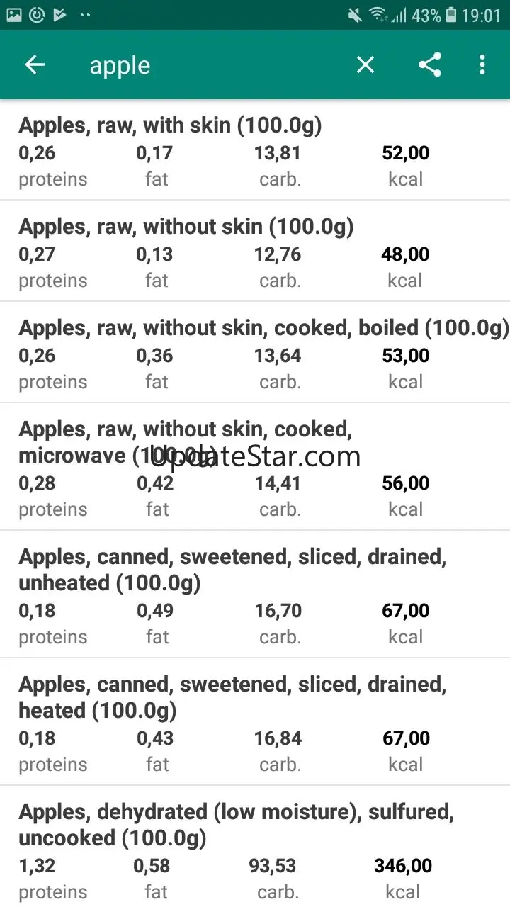 Calories Food Calculator 1.2.4