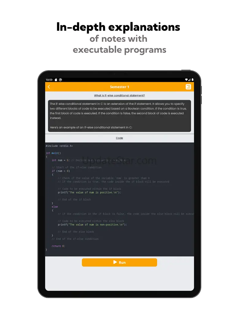 BCA - Course Programming 10.85