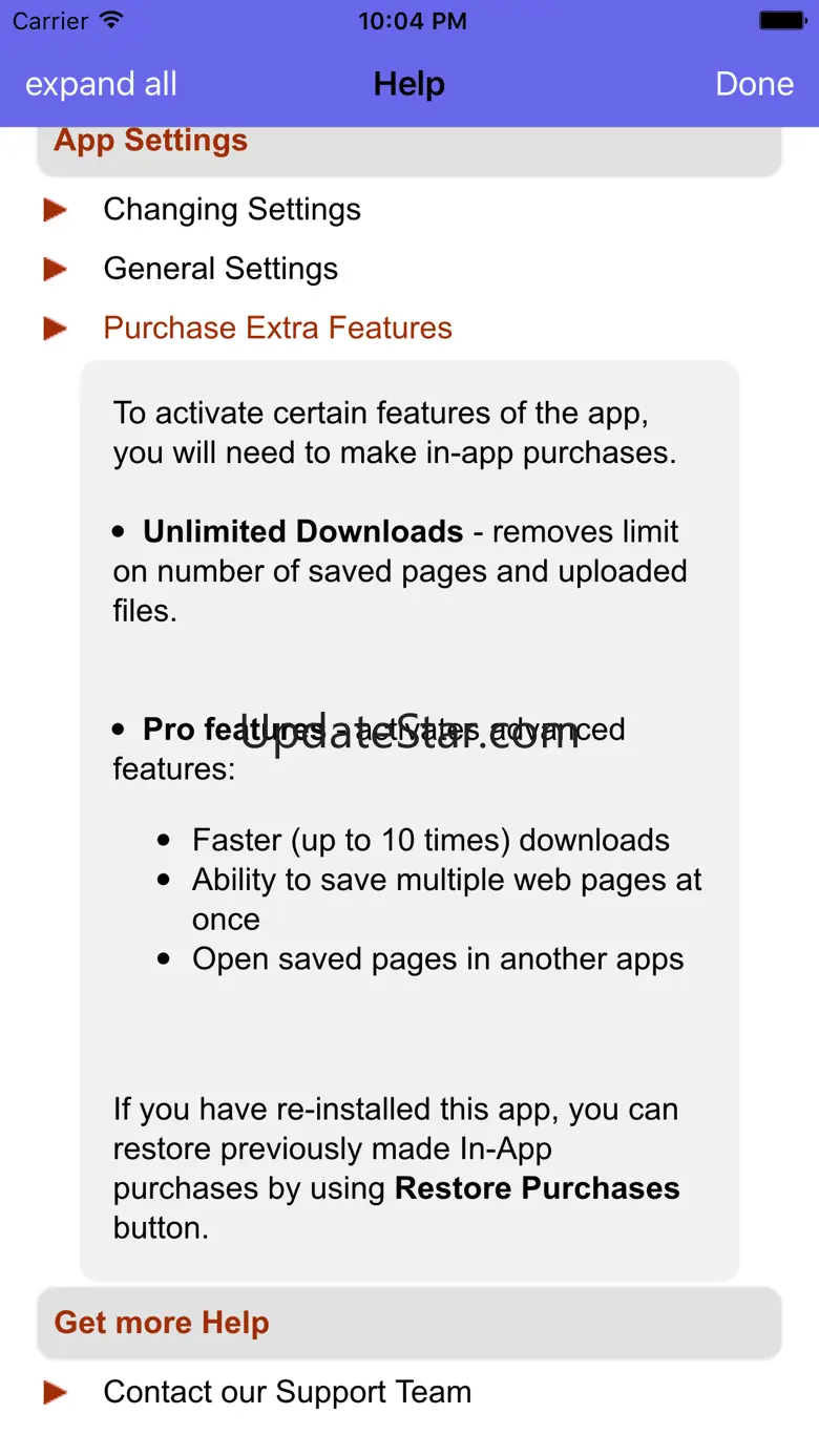 iSaveWeb - web saving tool 5.0