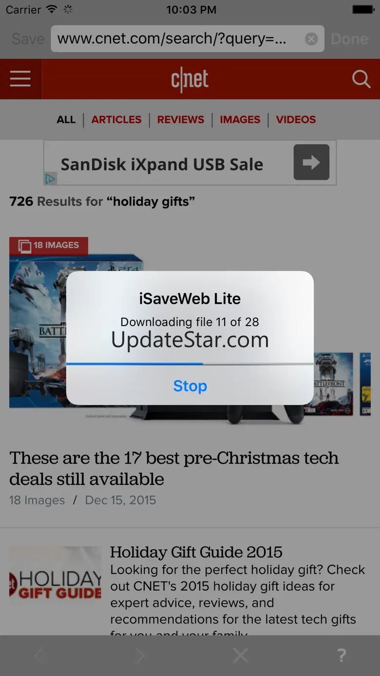 iSaveWeb - web saving tool 5.0