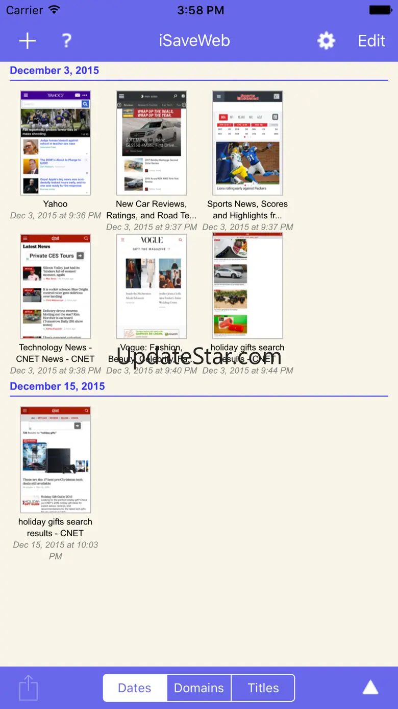 iSaveWeb - web saving tool 5.0