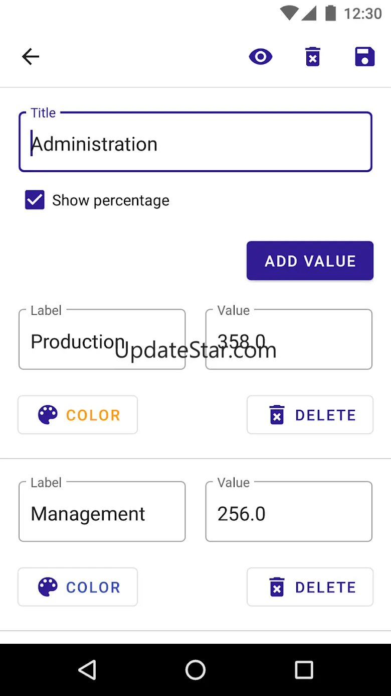 PieChart Maker: Circular Graph 1.4