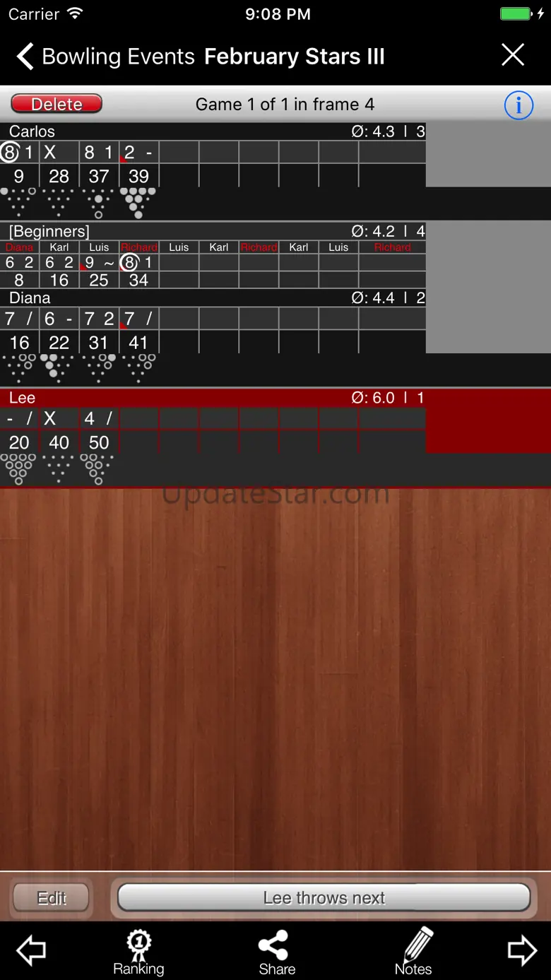 Bowling Scoreboard 4.5.6