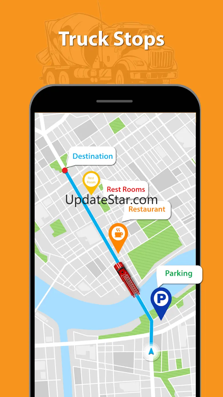 Truck GPS navigator, Direction 1.6
