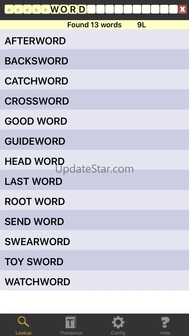 Crossword Lookup 3.2