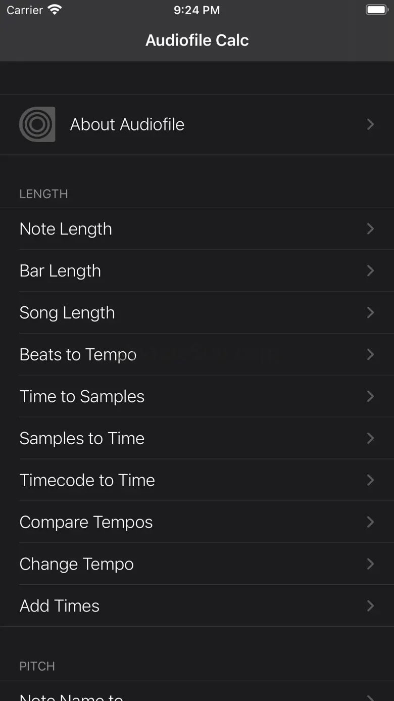 Audiofile Calc 3.7.1