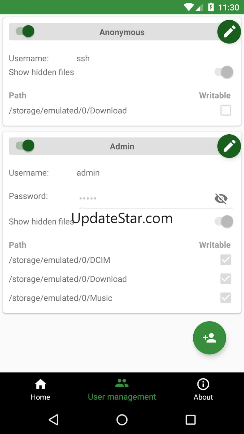 SSH/SFTP Server - Terminal 0.11.23