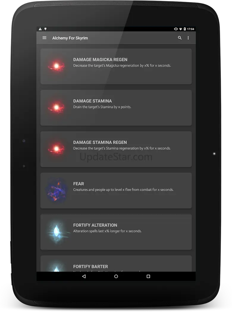 ALCHEMY FOR SKYRIM - Potion In 1.6.1