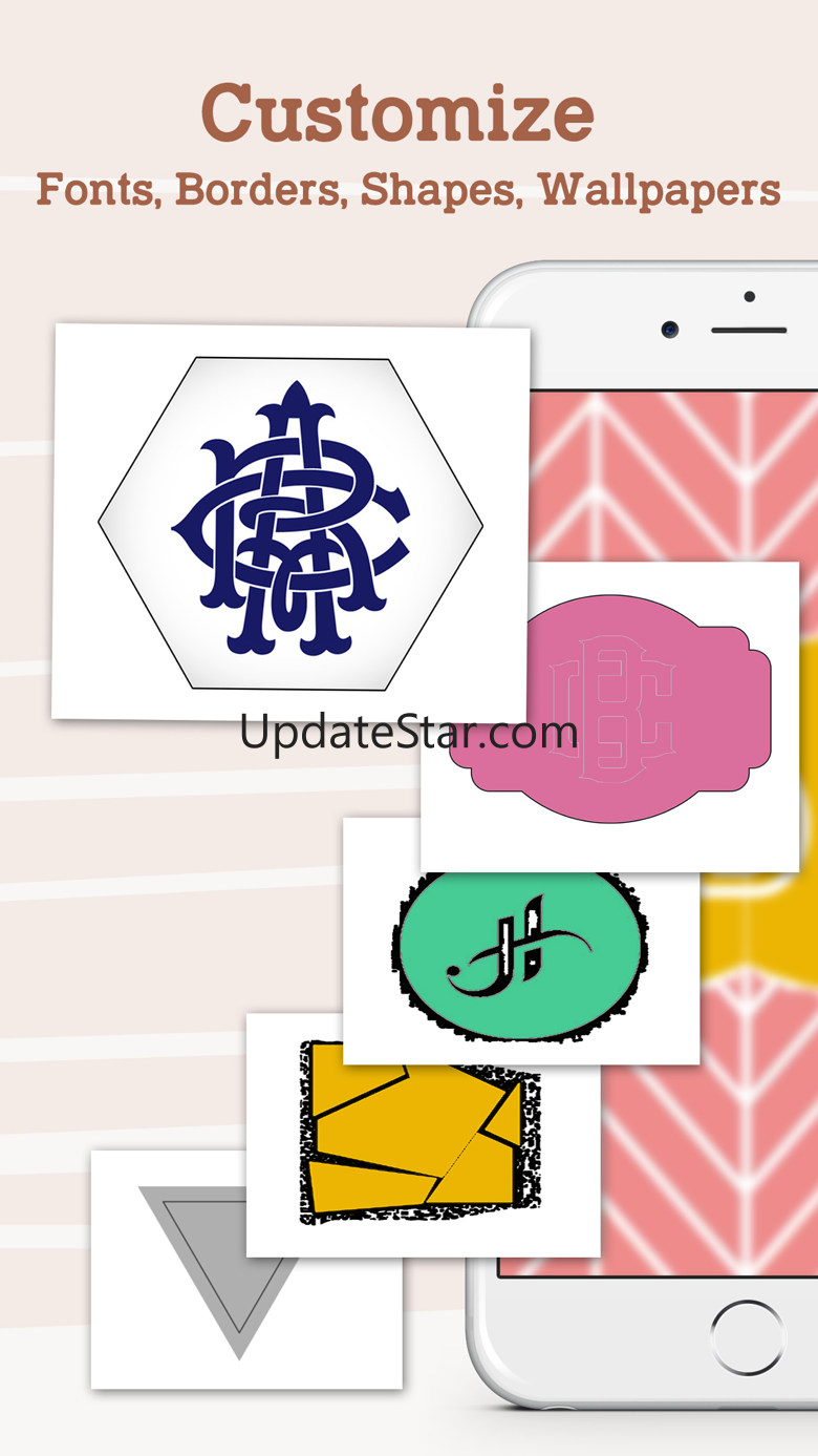 Monogram Lock Screen Wallpaper Maker!!! Make Your Monograms 2.0