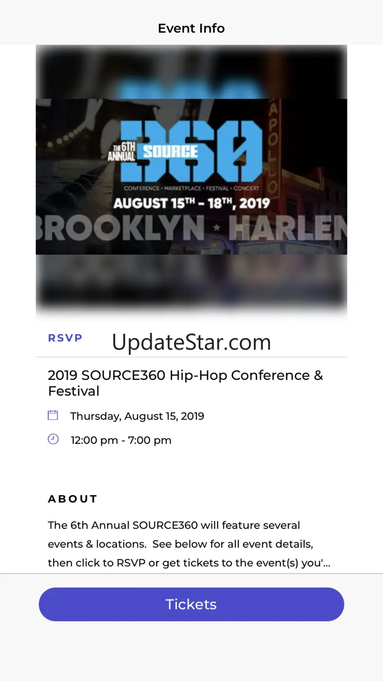 Events on Whim 3.10.3