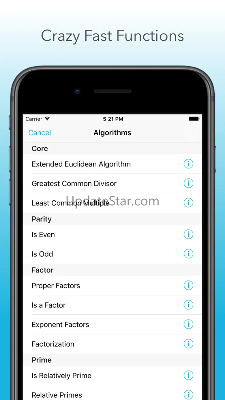 Pure Math Algorithms 2.1.2