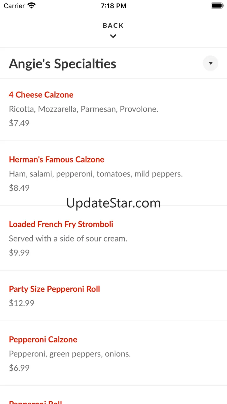 Angie's Pizza 3.16.0