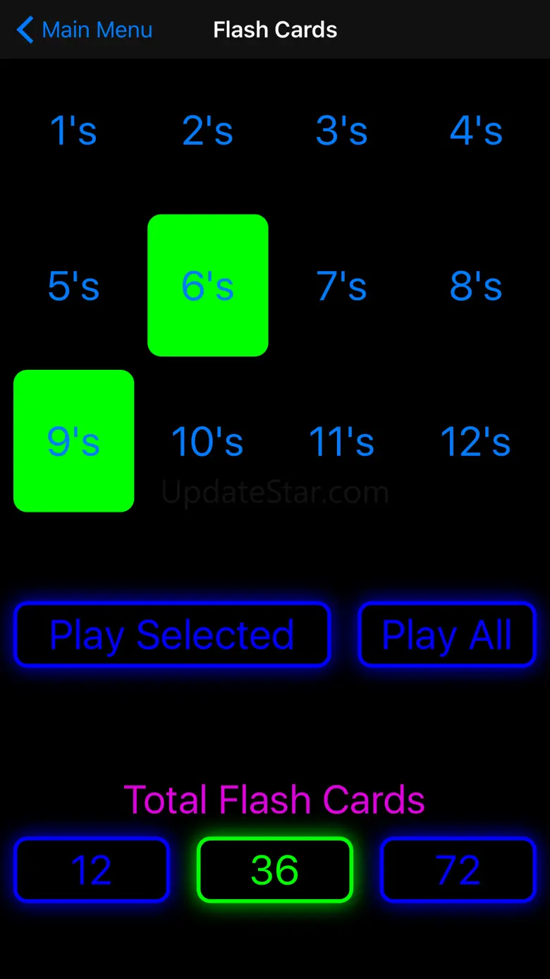Neon Times Tables 1.5.3