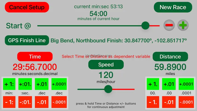 Open Road Race Timer 7.5