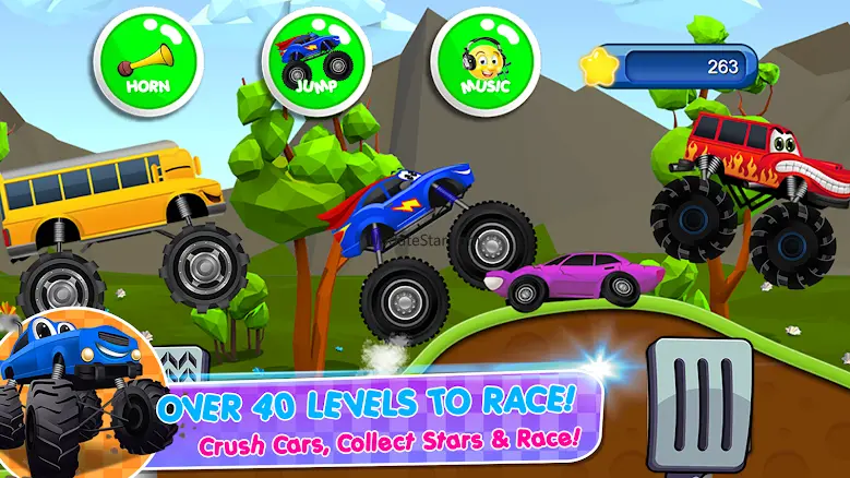 Monster Trucks Game for Kids 2 3.2.6