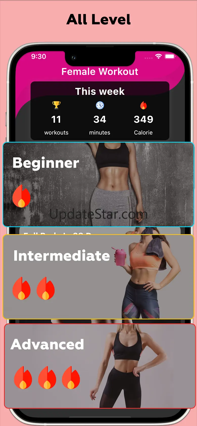 Women Workout - Fit At Home 7.79