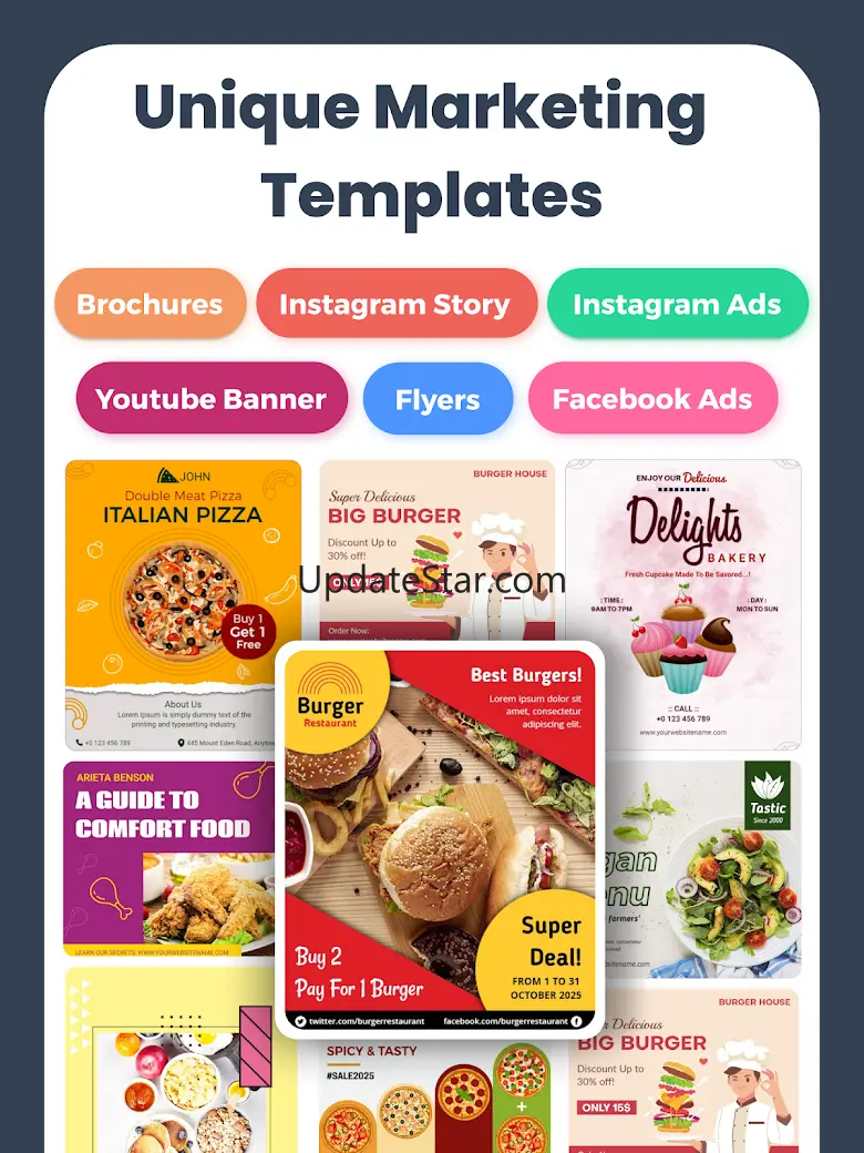 Menu Maker, Menu Templates 1.45