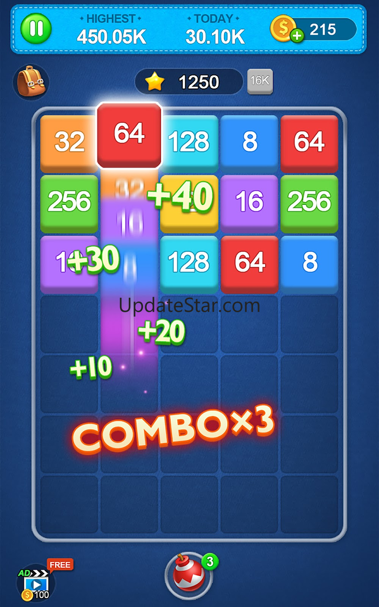 32K - 2048 number game 1.8