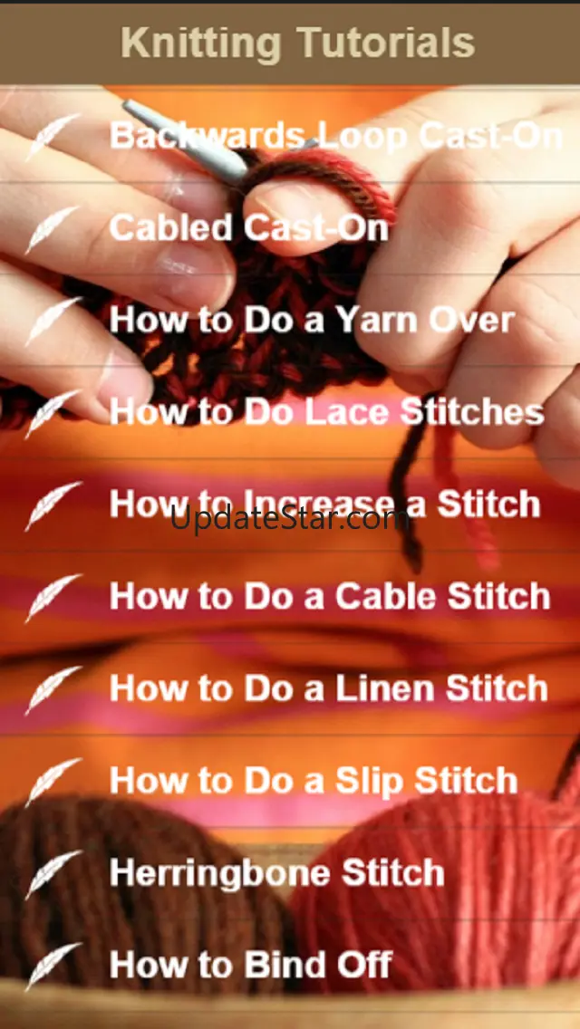 Knitting For Beginners - Learn How to Knit with Easy Knitting Instructions 1.0