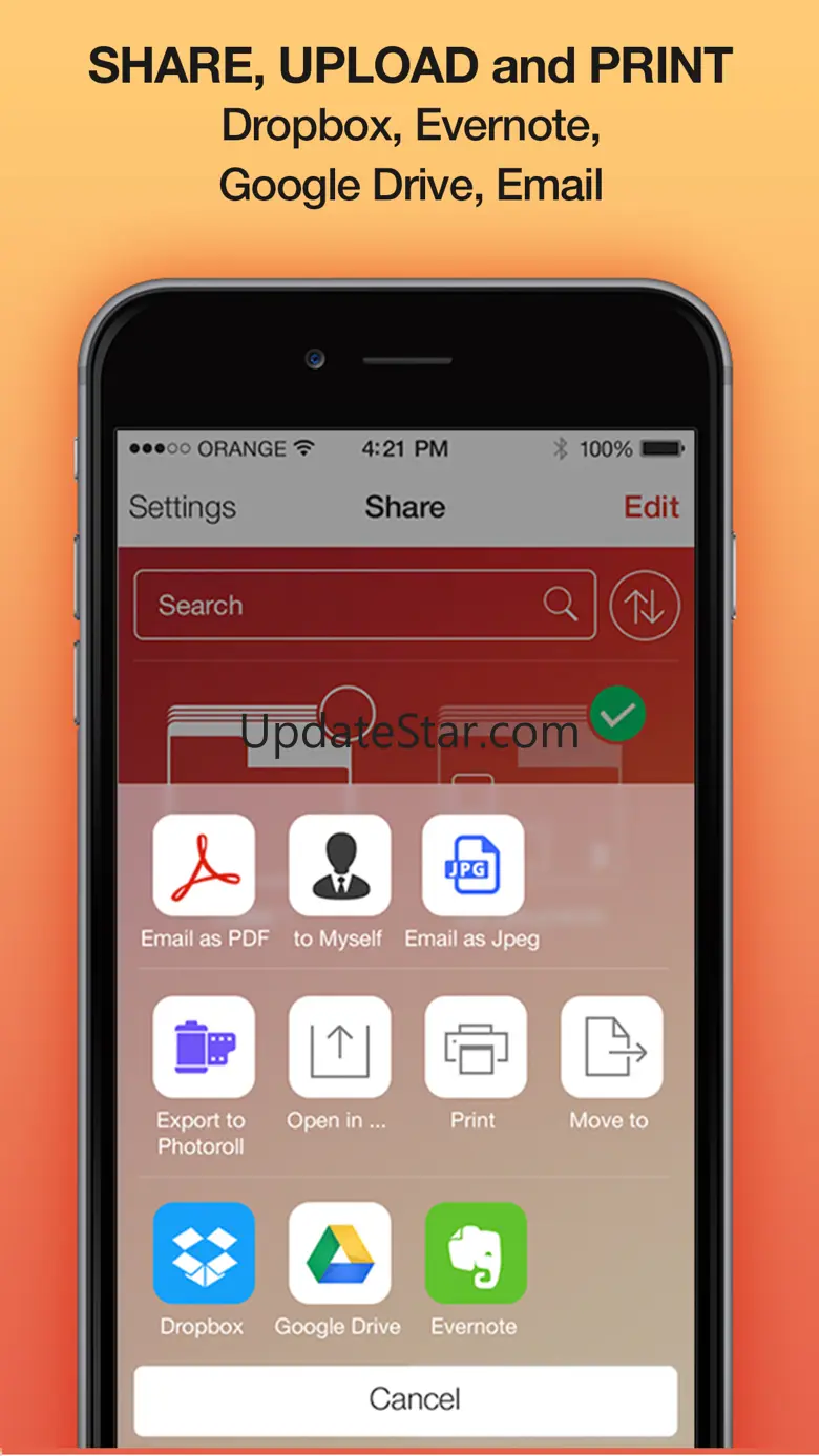 iScan Free - Instant document scanner and PDF converter 1.4