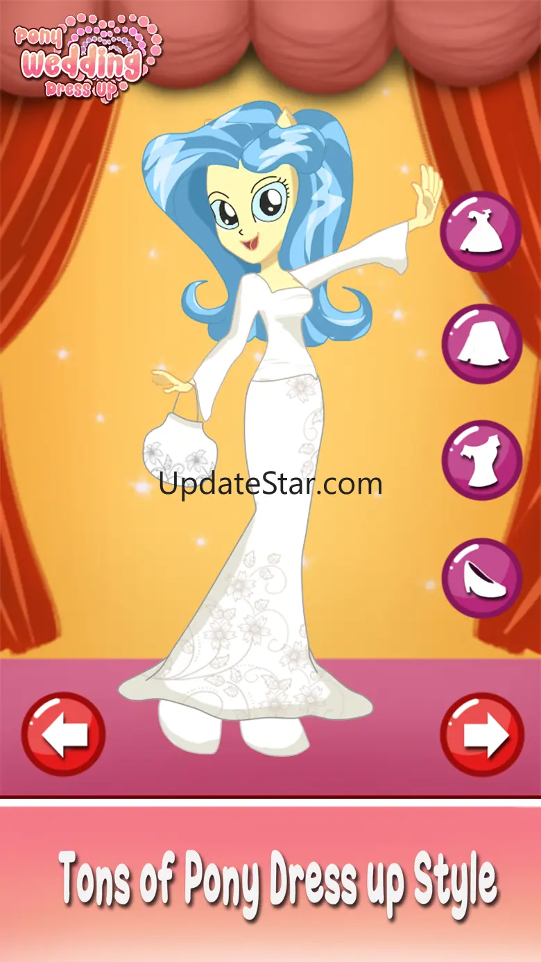 Bride Pony wedding girl princess dress up makeover 2.6
