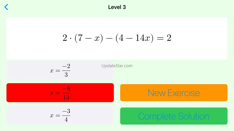 Linear Equations Tutor 1.1