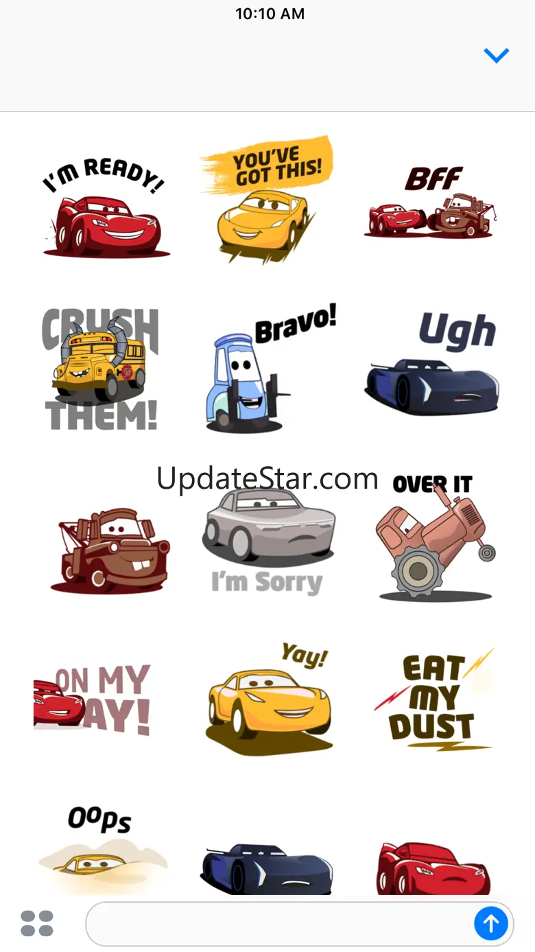 Pixar Stickers: Cars 3 1.0.3