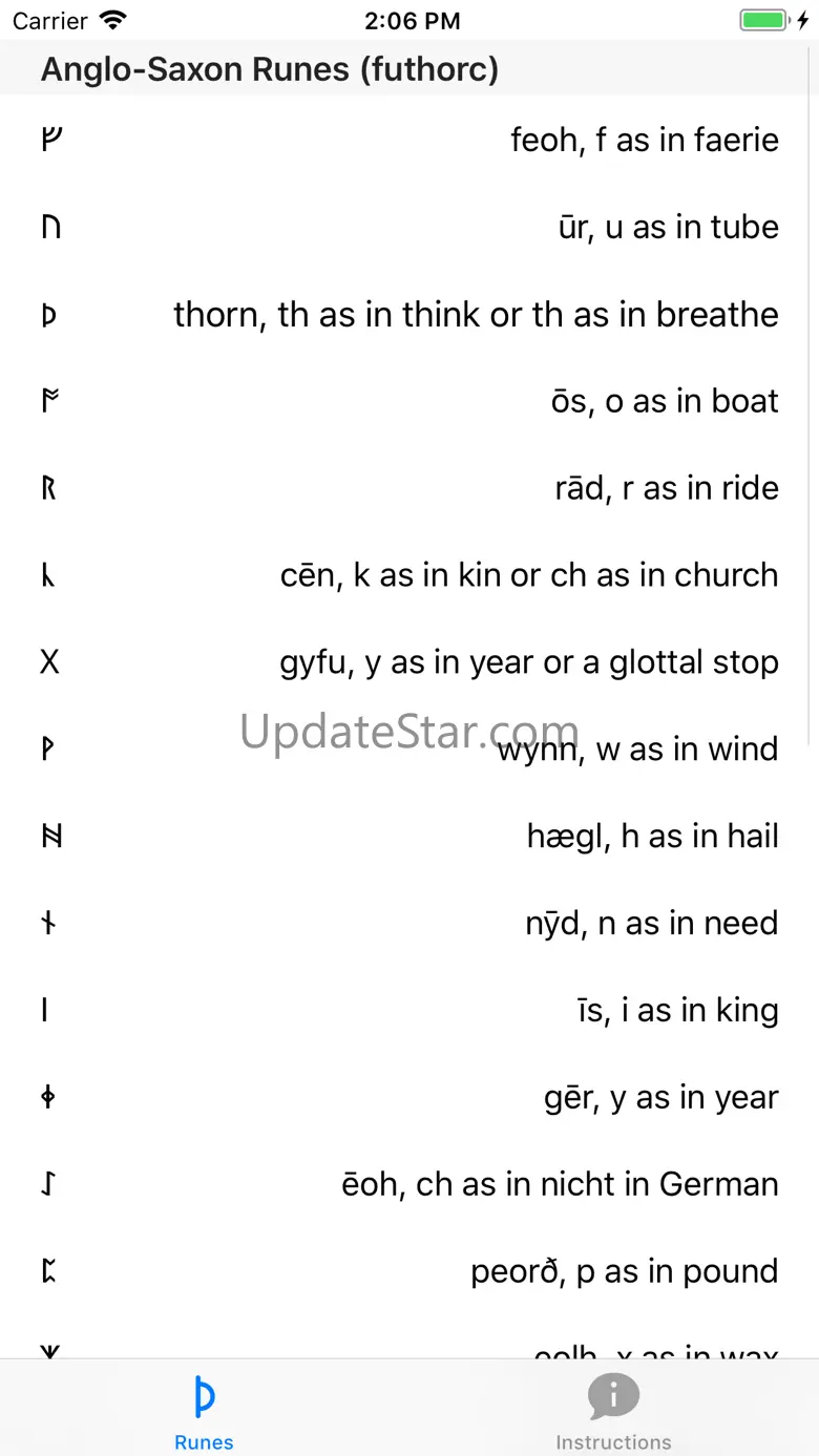 Anglo-Saxon Futhorc Keyboard 1.1