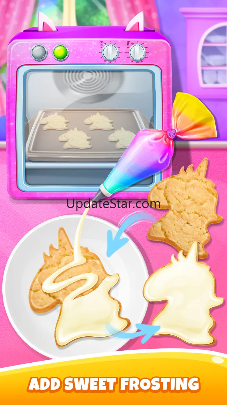 Sweet Unicorn Rainbow Cookies 1.3.4