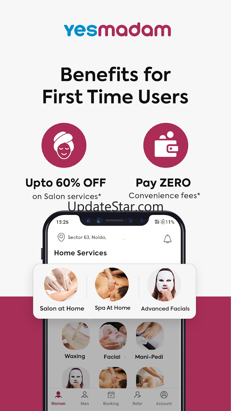 Yes Madam - Salon at Home App 4.8.4