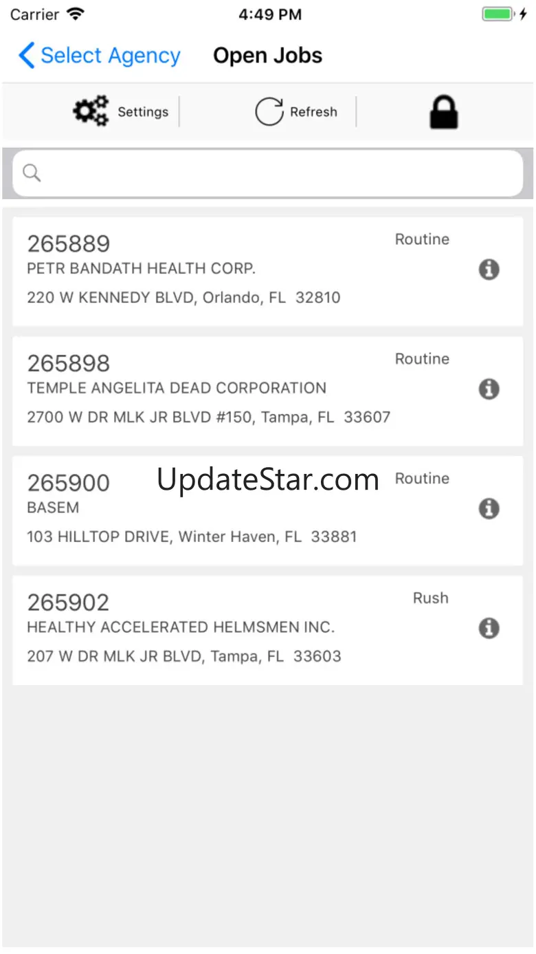 Mobile Agent - Process Servers 5.47