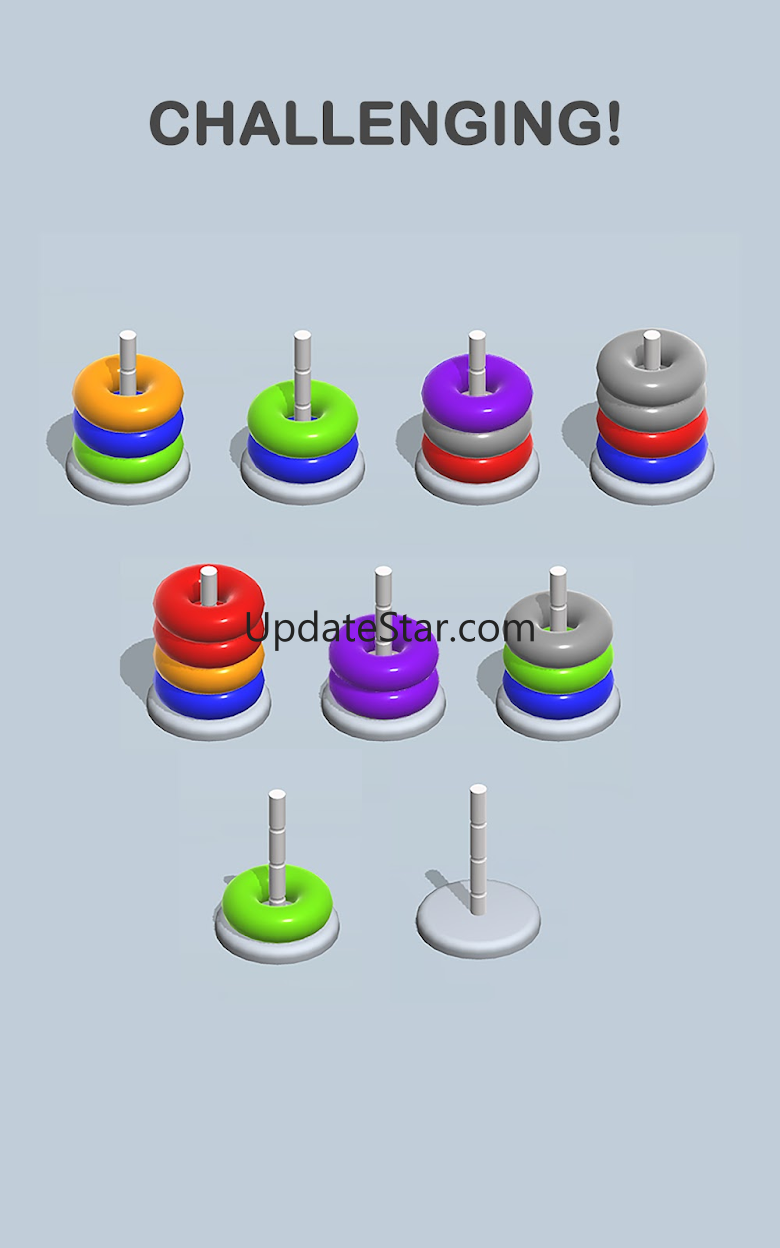 Hoops Sort Puzzle - Stack game 4.7