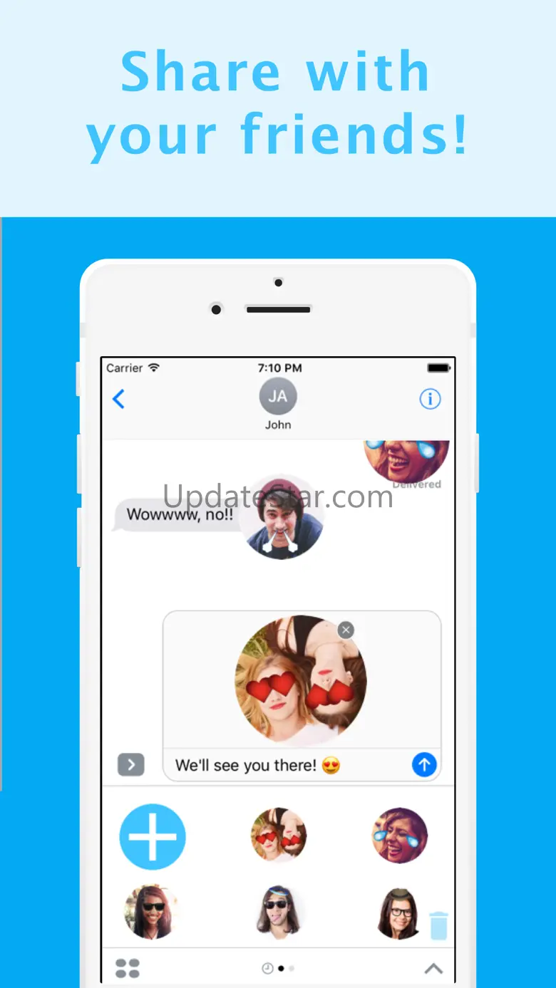 Emoji Kit - Personalized Stickers for iMessage 1.1