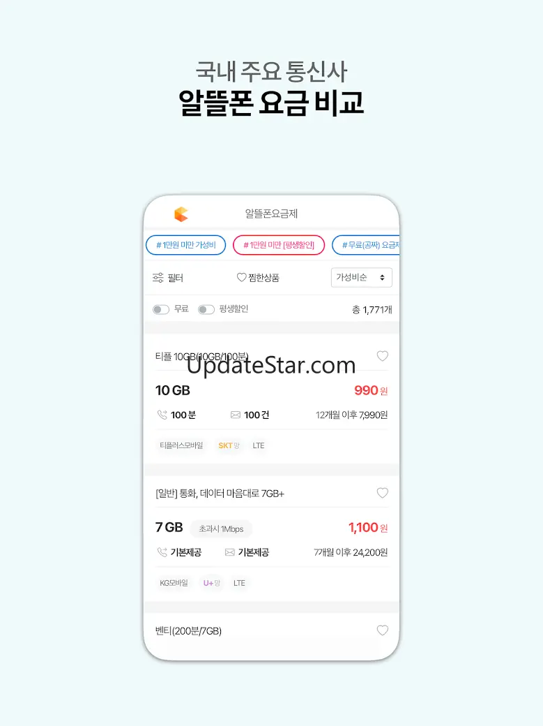 중고폰 세티즌 - 안전거래, 알뜰폰요금제 비교 3.250328.1