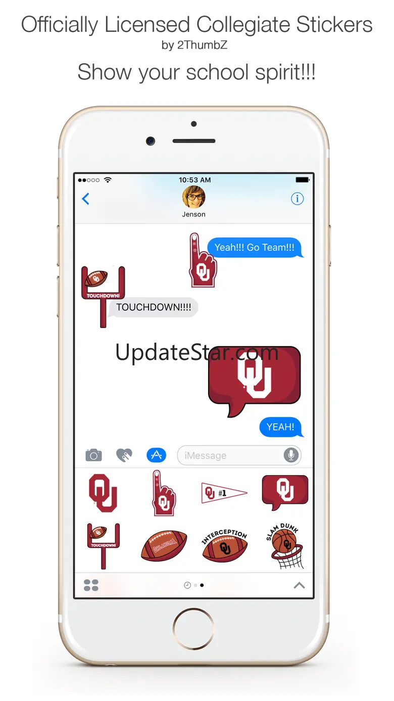 University of Oklahoma Stickers for iMessage 1.0