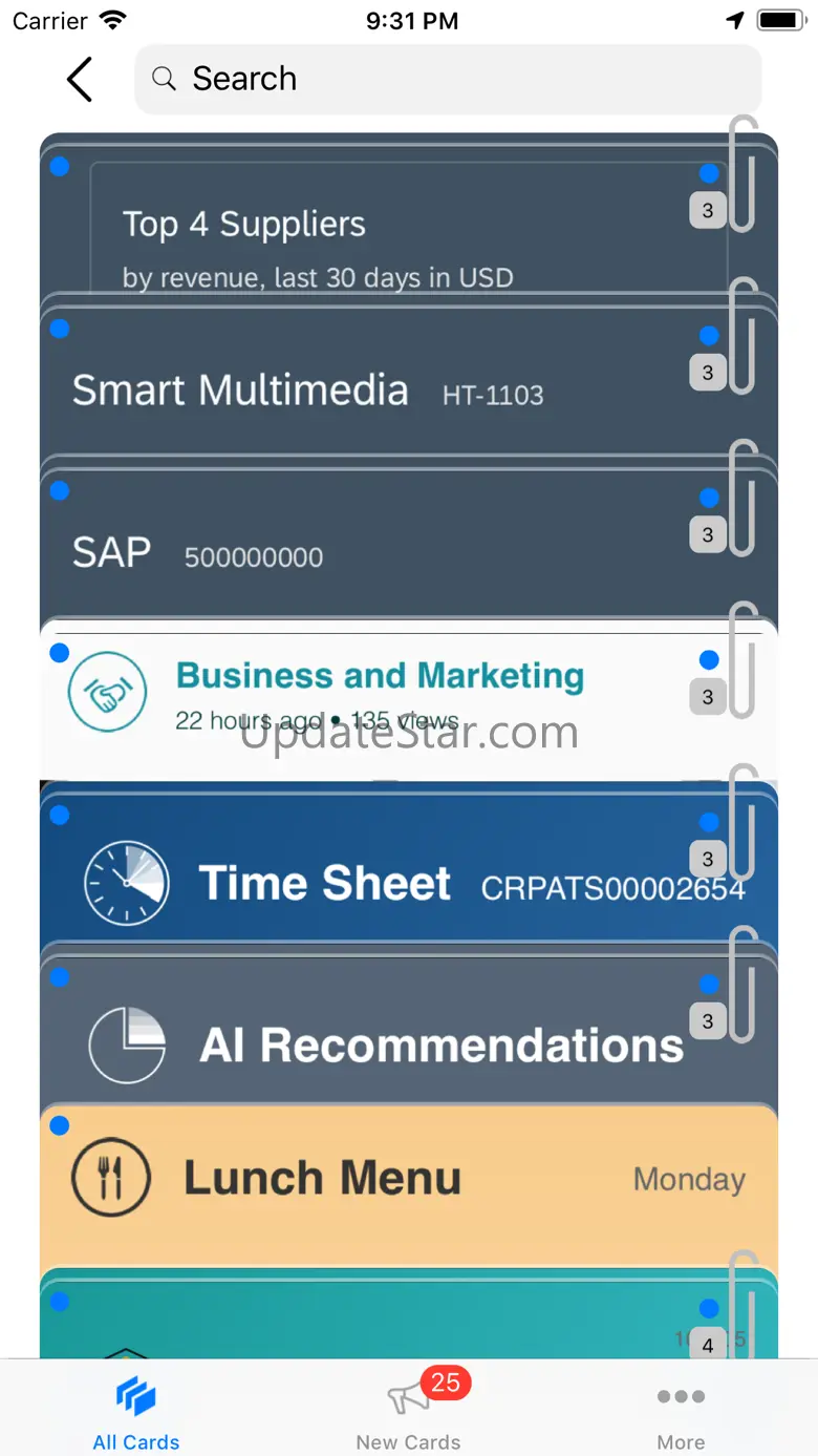 SAP Mobile Cards 21.1.12
