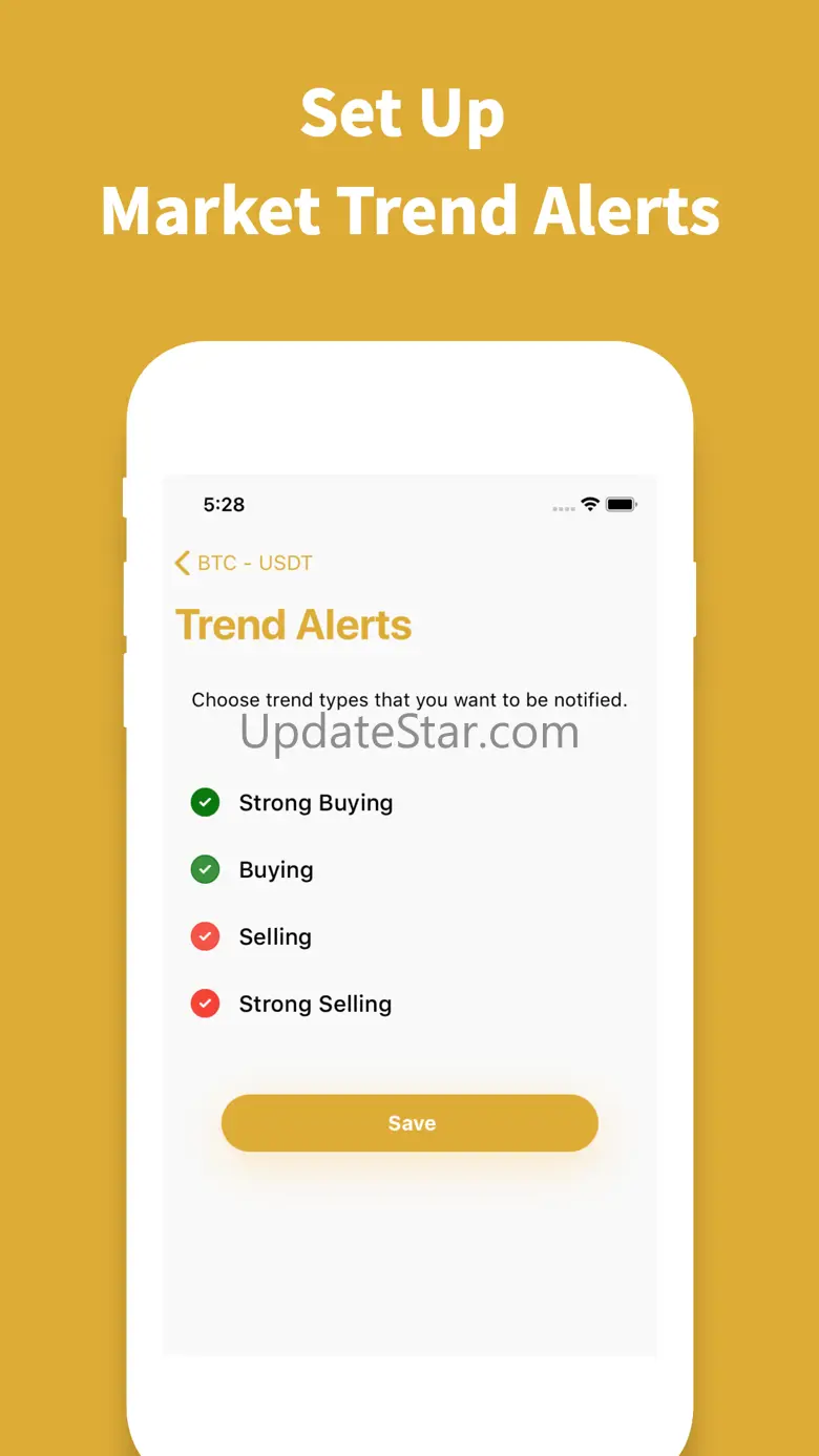 Coinim RSI, MACD Alert & Deals 4.6.0