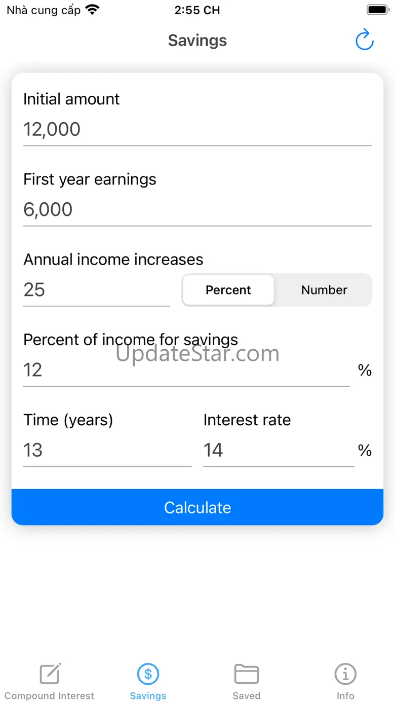 Compound Interest Calc: Growth 3.1.0