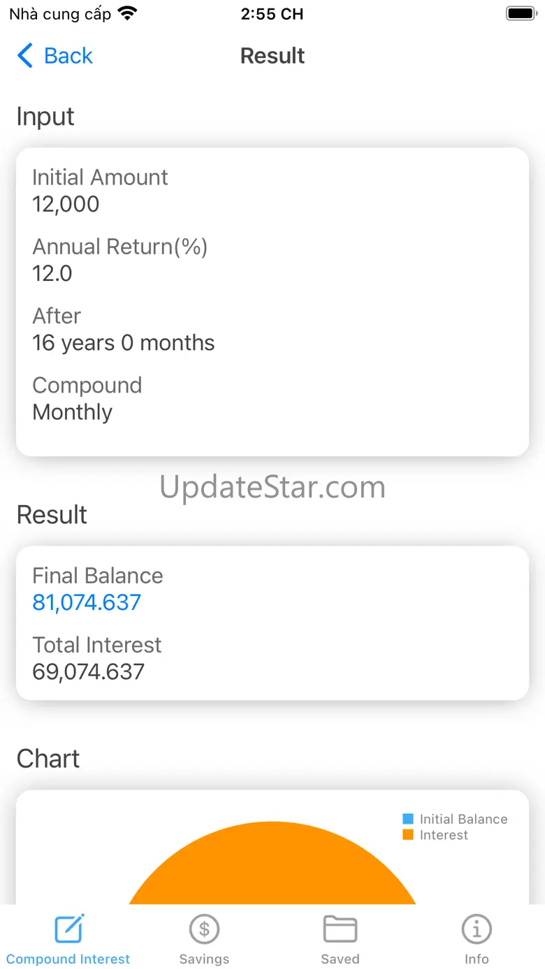 Compound Interest Calc: Growth 3.1.0