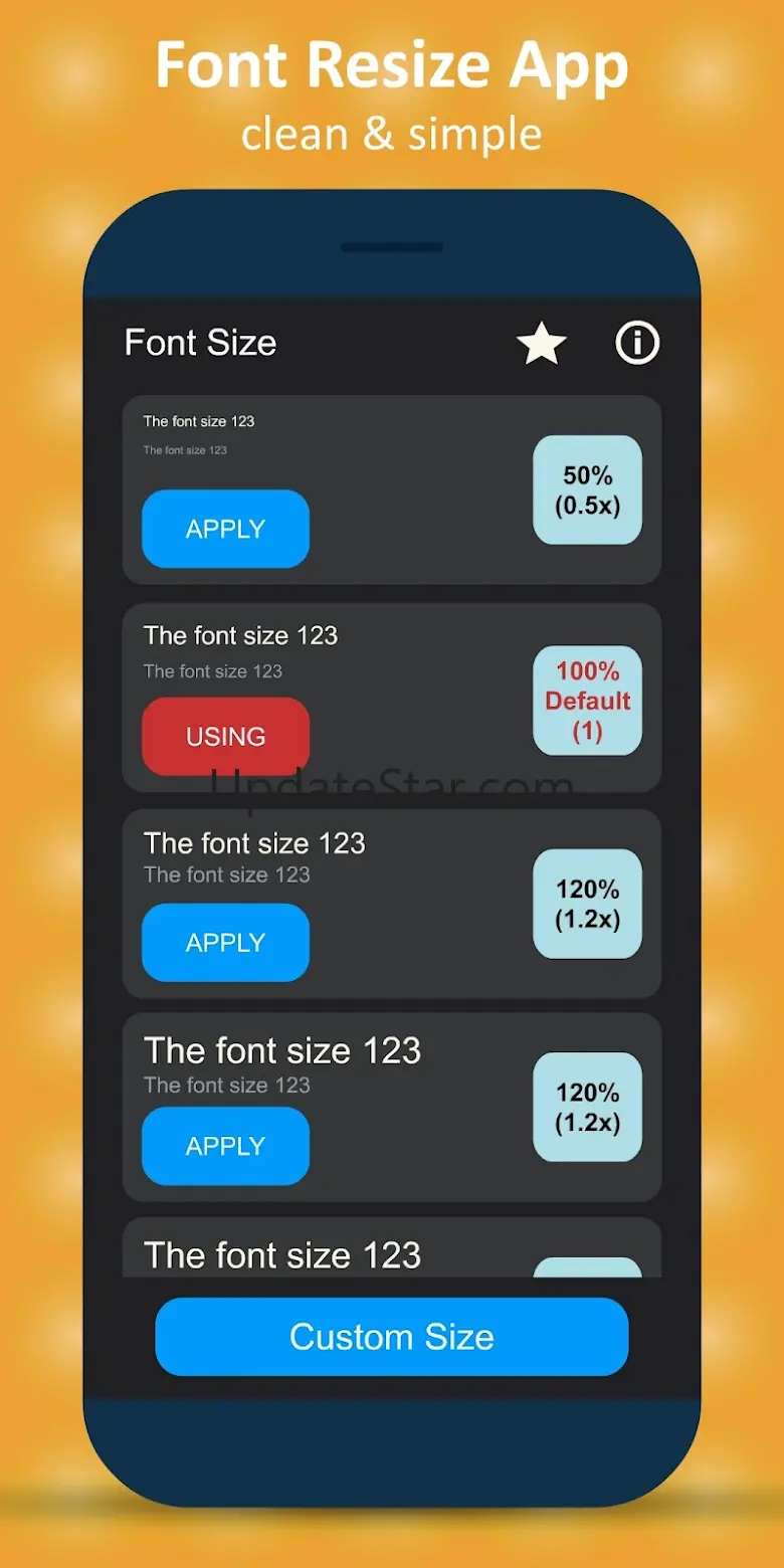 Change Font Size 1.6.4
