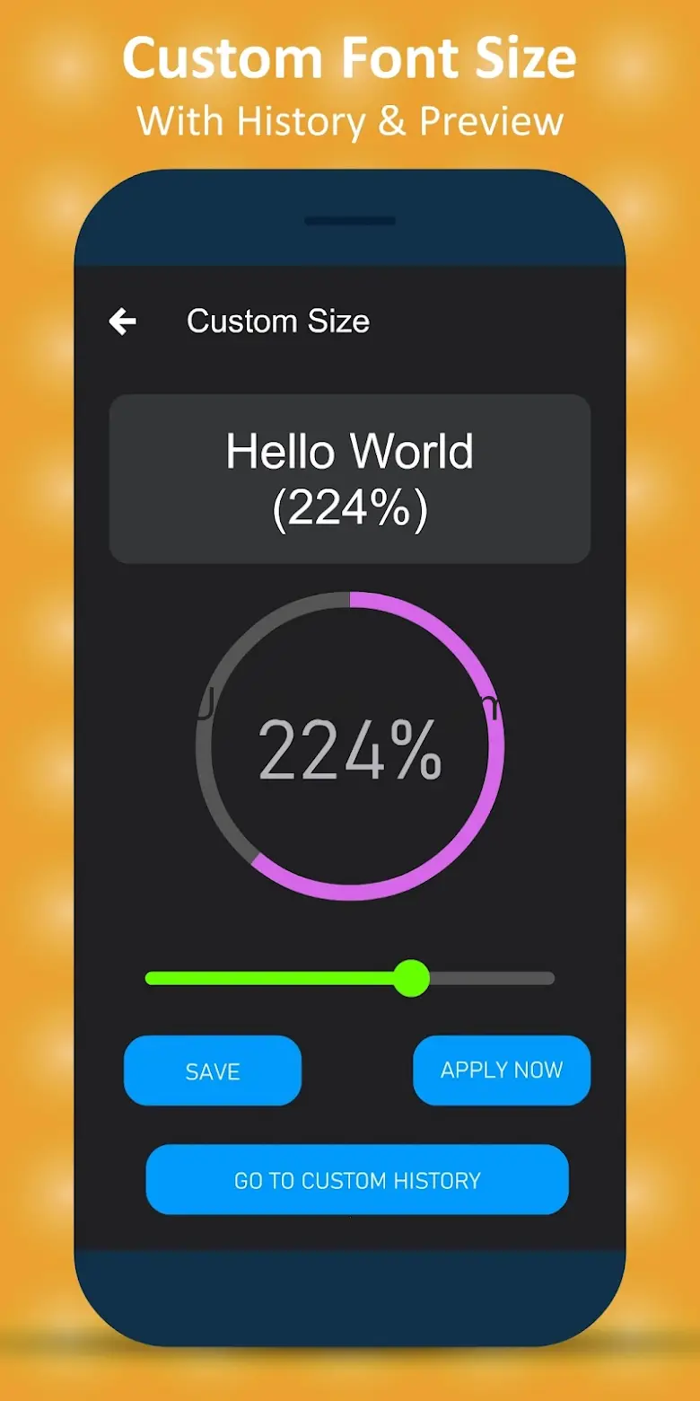 Change Font Size 1.6.4