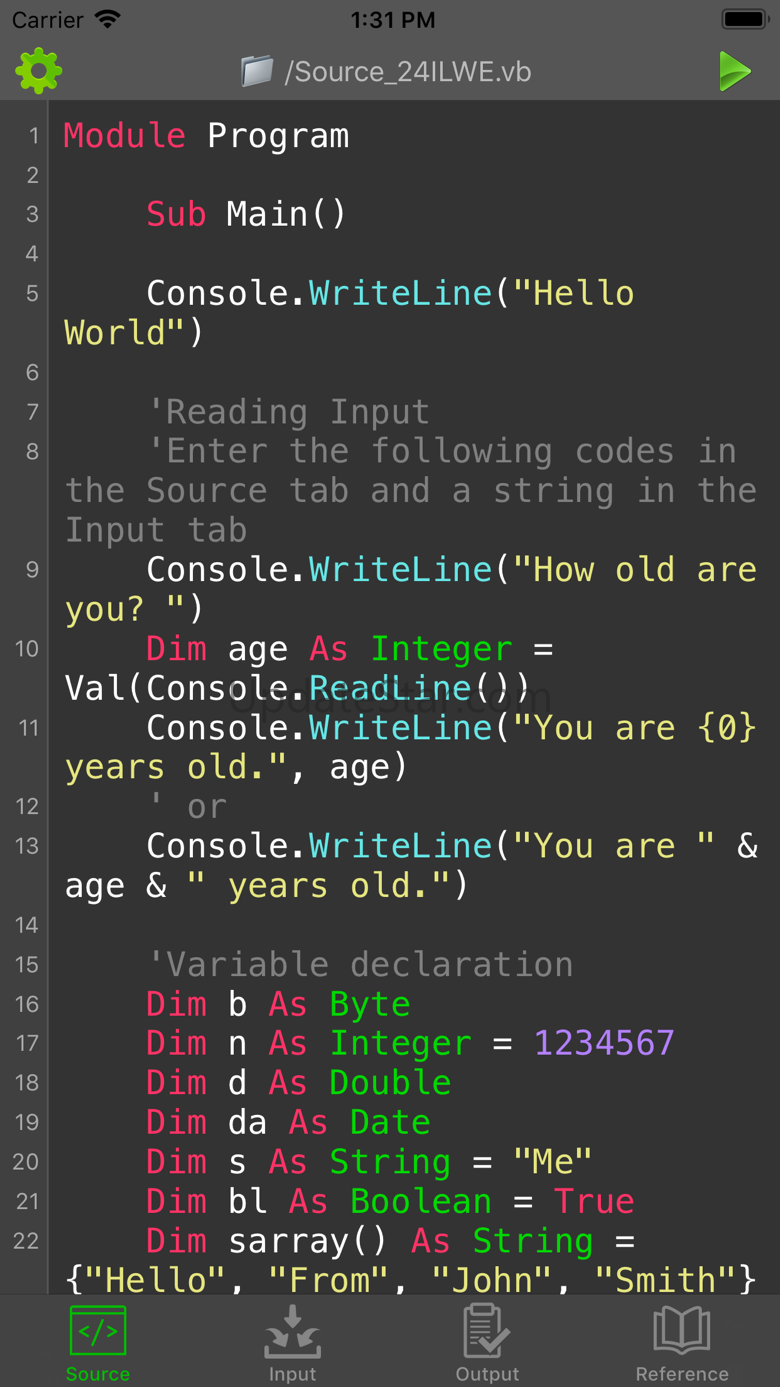 Visual Basic (VB.NET) Compiler 2.3.1
