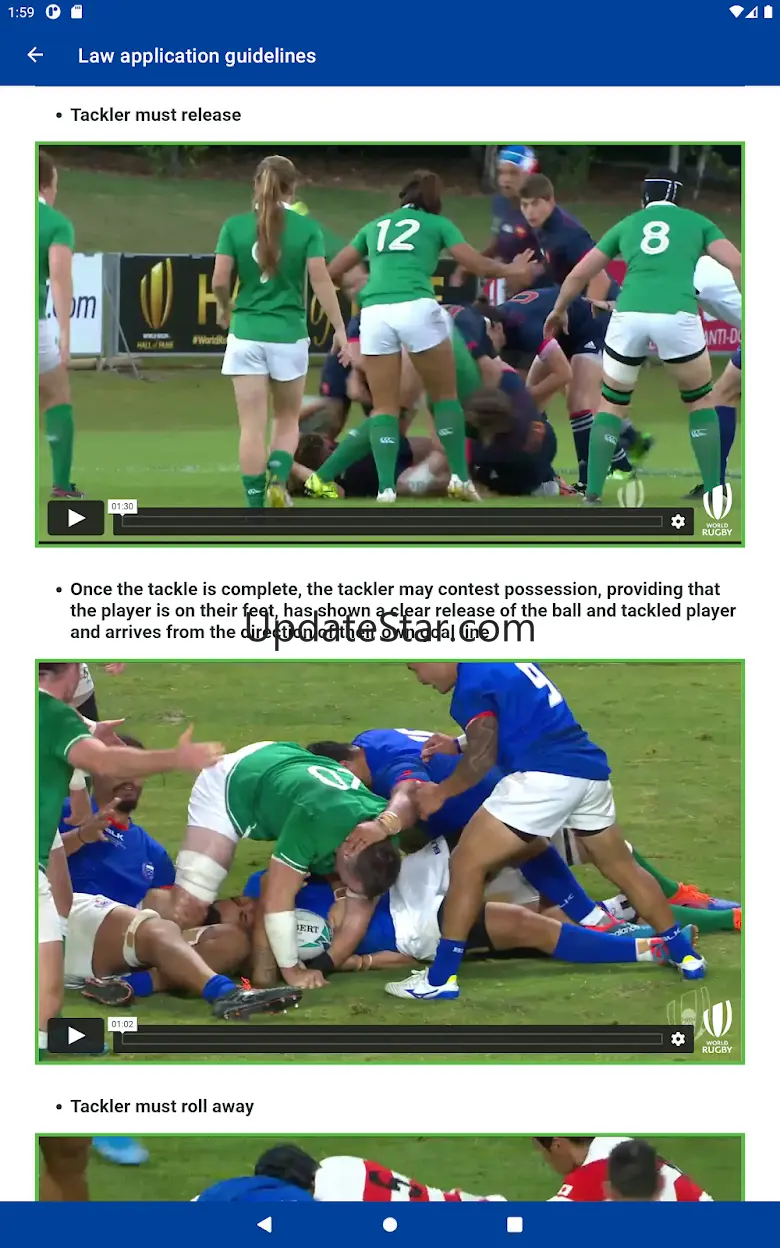 Laws of Rugby 9.19