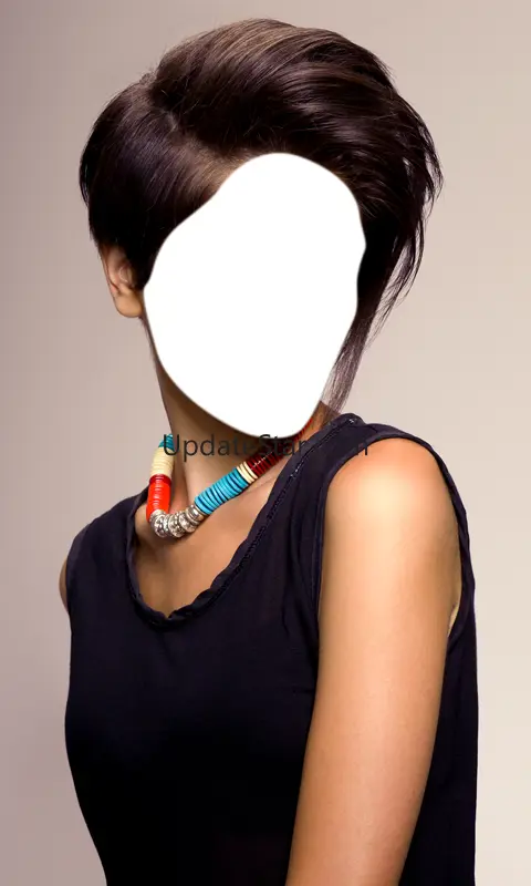 Woman hair style photo montage 2.1