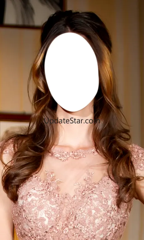 Woman hair style photo montage 2.1