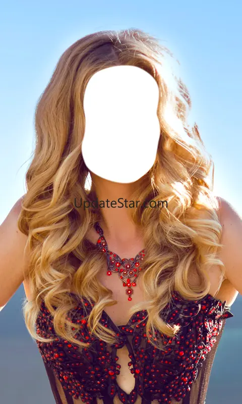 Woman hair style photo montage 2.1