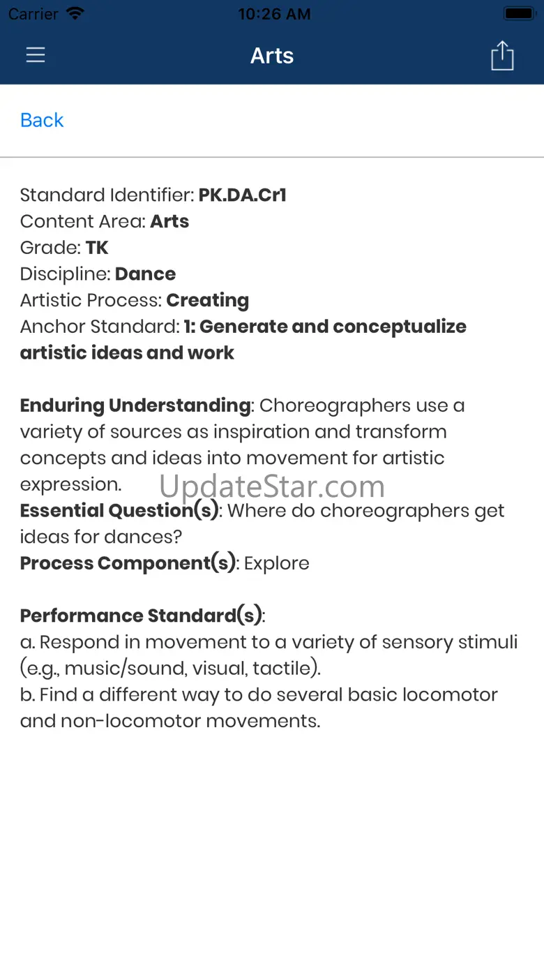 CA Standards 1.4.1