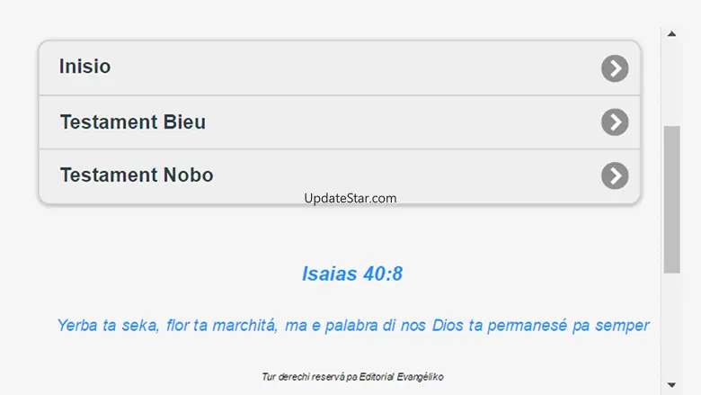 Beibel Santu Papiamentu 1.0