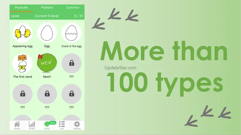 PIYO pedometer - growing chick 4.2.0